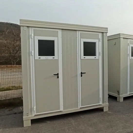 SS1 SANITARY BLOCK WITH 2 TOILETS AND 2 NEW HAND WASHER