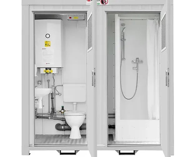 SANITARY BLOCK 1 TOILET + OPTIONAL SHOWER AND SINK