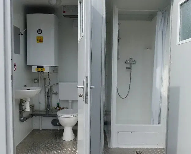 SANITARY BLOCK 1 TOILET + OPTIONAL SHOWER AND SINK