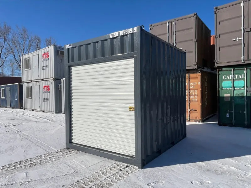 10′ HIGH CUBE USED CONTAINER WITH ROLLUP DOOR