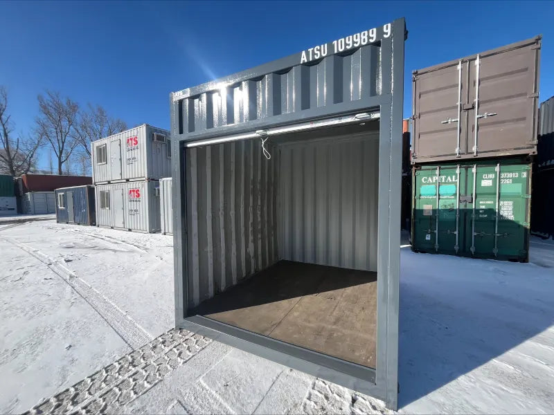 10′ HIGH CUBE USED CONTAINER WITH ROLLUP DOOR