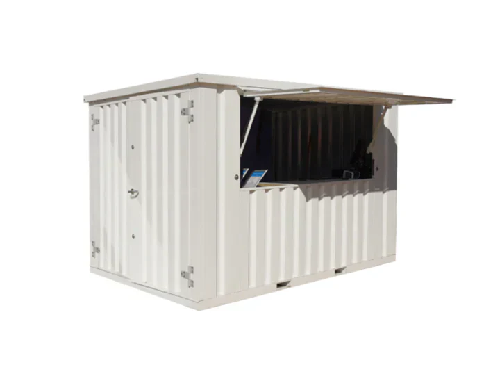 DISMOUNTABLE BAR CONTAINER 4×2 METERS WHITE RAL 9016 - Image 2